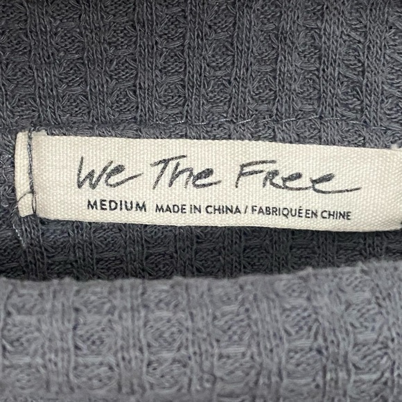 We The Free Leah Swit Dolman Sleeve Top Sweater Free People Women’s Size Medium - Picture 9 of 12